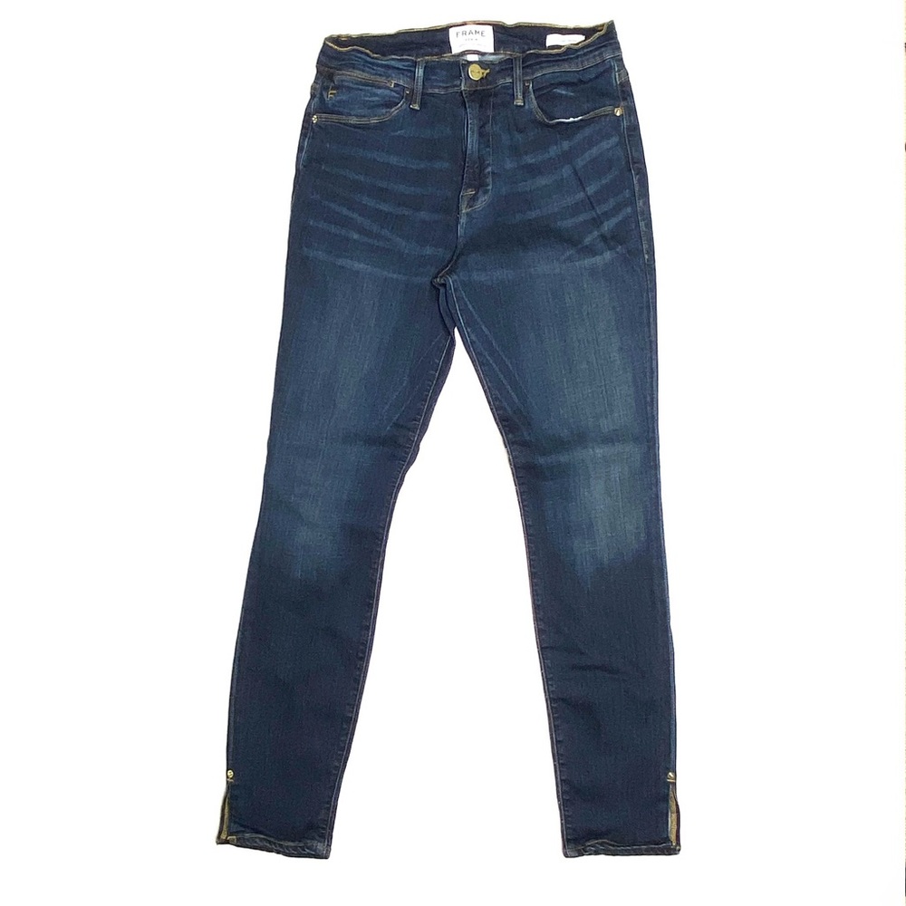 Frame Denim Le High Skinny Split Hem Jean Size 29